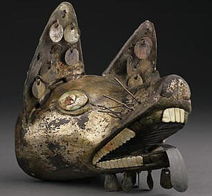 Headdress in the Form of a Fox's Head Headdress in the Form of a Fox's Head